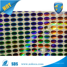 Vivid colour UV printing gift usage anti-fake oem hologram sticker